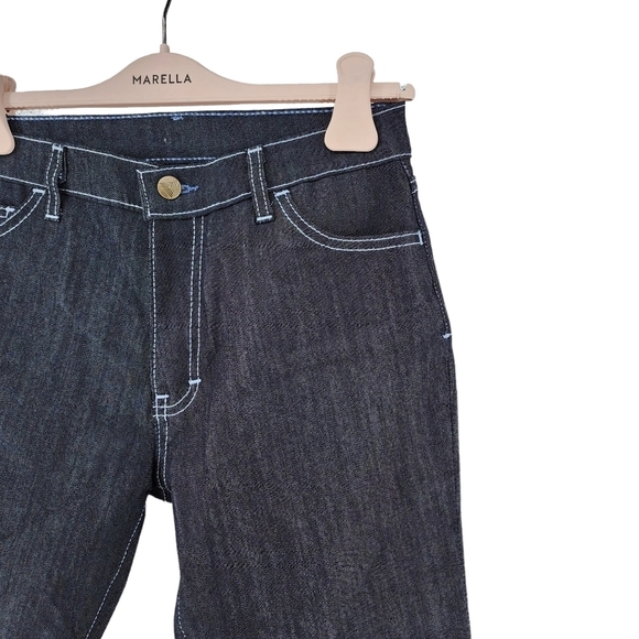 Blue Delta Women's Dana Requet Custom Made Dark Smooth Denim Jean - Picture 3 of 6